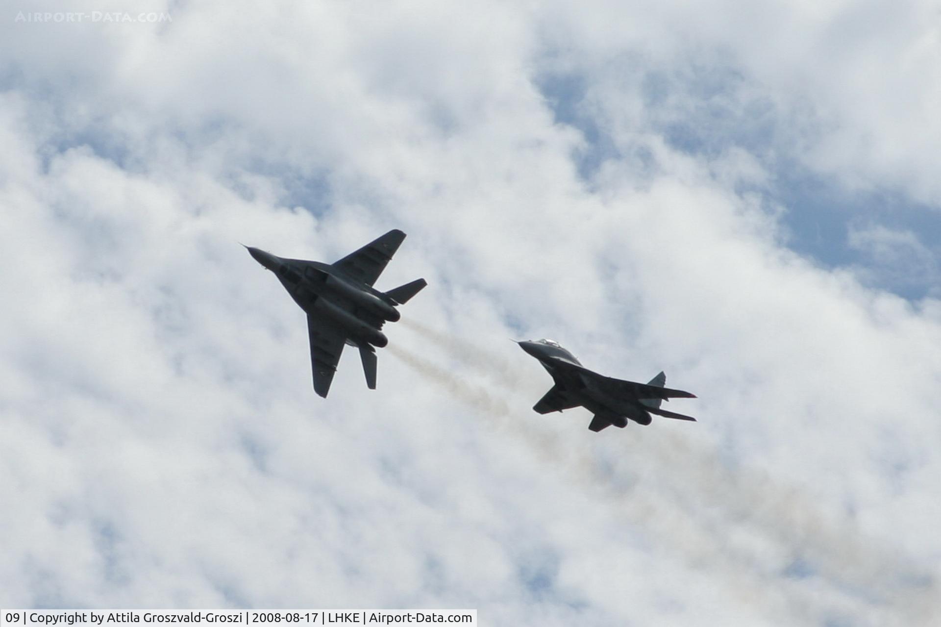 09, Mikoyan-Gurevich MiG-29B C/N 2960535157/4602, LHKE - Kecskemét Air Base, Hungary