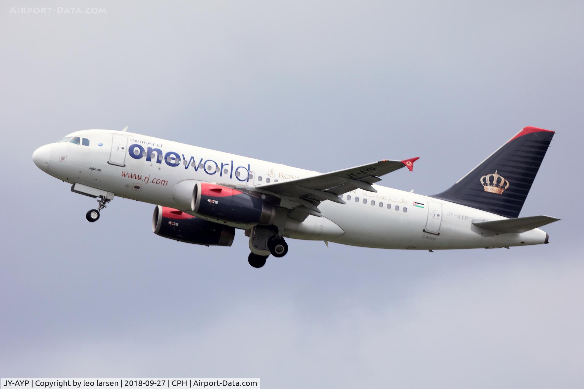 JY-AYP, 2009 Airbus A319-132 C/N 3832, Copenhagen 27.9.2018