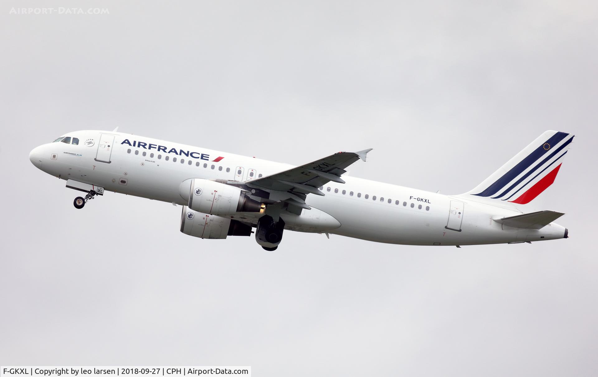 F-GKXL, 2006 Airbus A320-214 C/N 2705, Copenhagen 27.9.2018