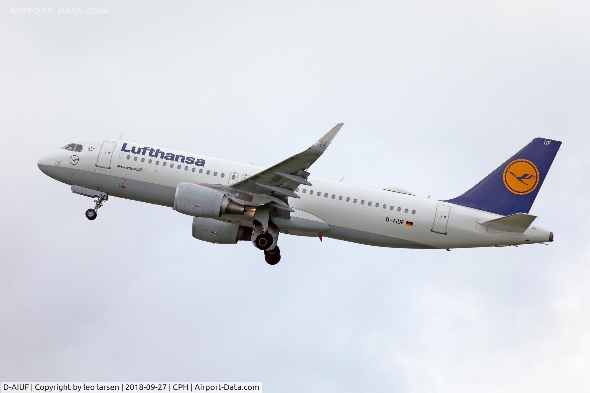 D-AIUF, 2014 Airbus A320-214 C/N 6141, Copenhagen 27.9.2018