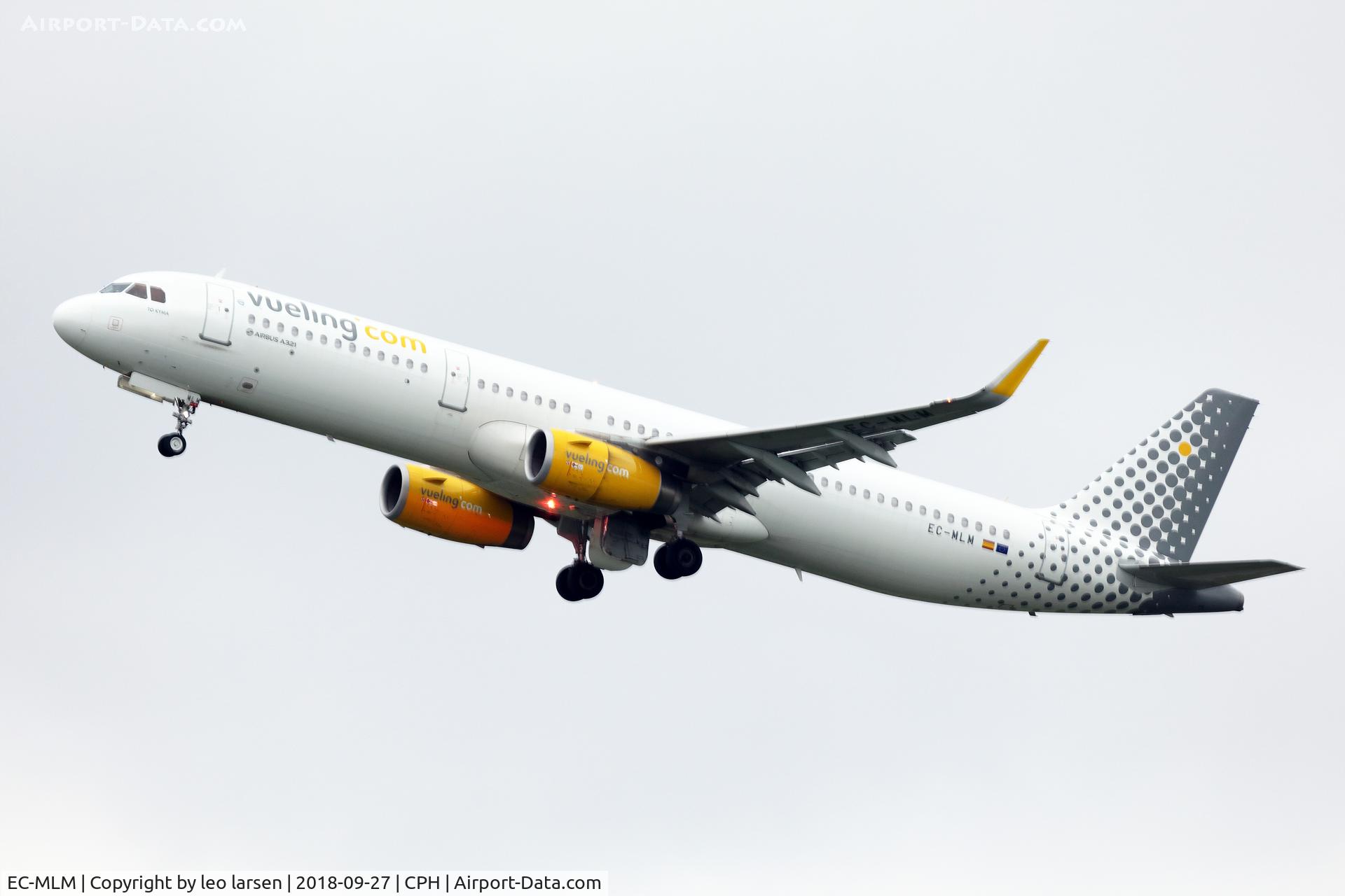 EC-MLM, 2016 Airbus A321-231 C/N 7108, Copenhagen 27.9.2018
