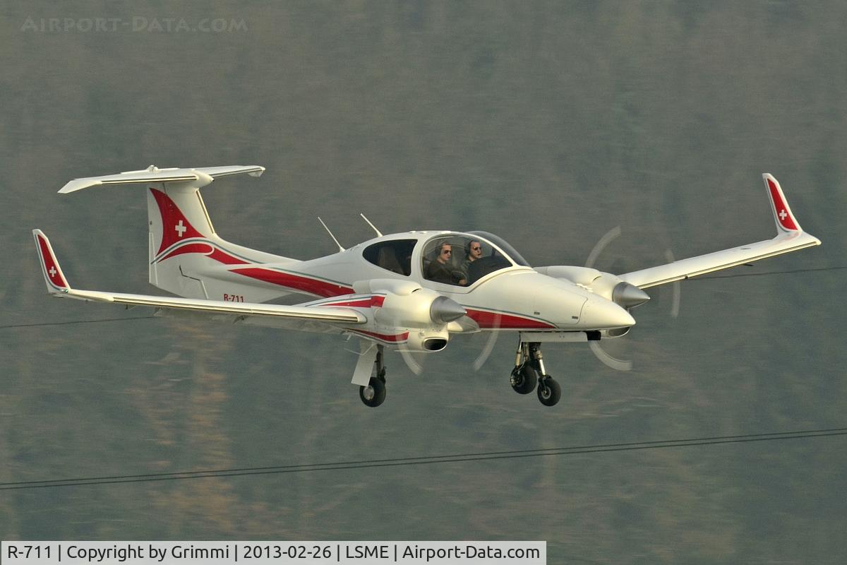 R-711, 2012 Aurora Flight Sciences Centaur OPA C/N 42.MN026, 2012, Aurora Flight Sciences delivered the world’s first production Optionally-Piloted Aircraft (OPA) system to Switzerland’s Department of Defence. Former N52AU is flying now for Swiss Air Force's Test unit Armasuisse.