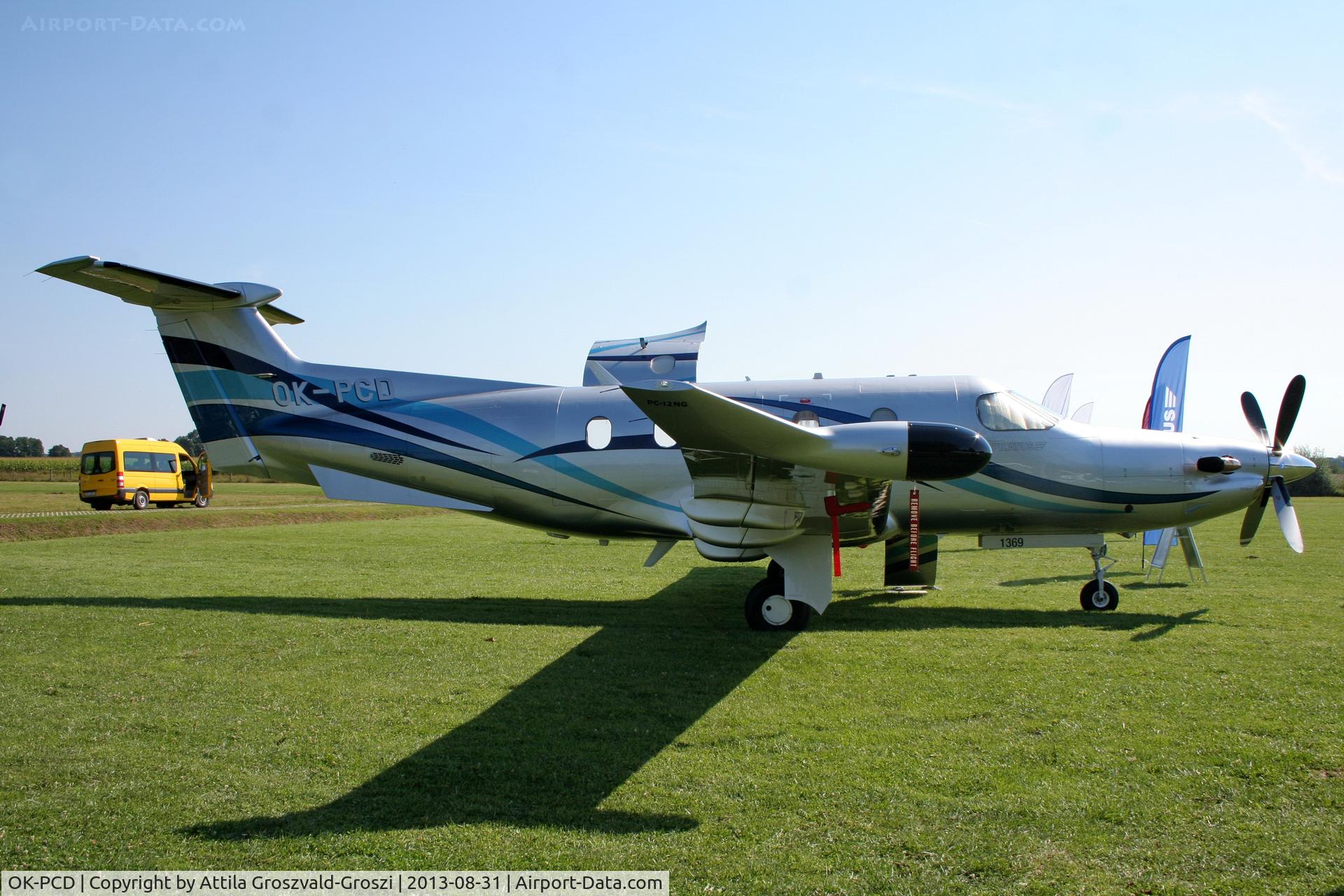 OK-PCD, 2012 Pilatus PC-12/47E C/N 1369, II. Cirrus-Hertelendy Aviator's Weekend , Hertelendy Castle Airfield Hungary