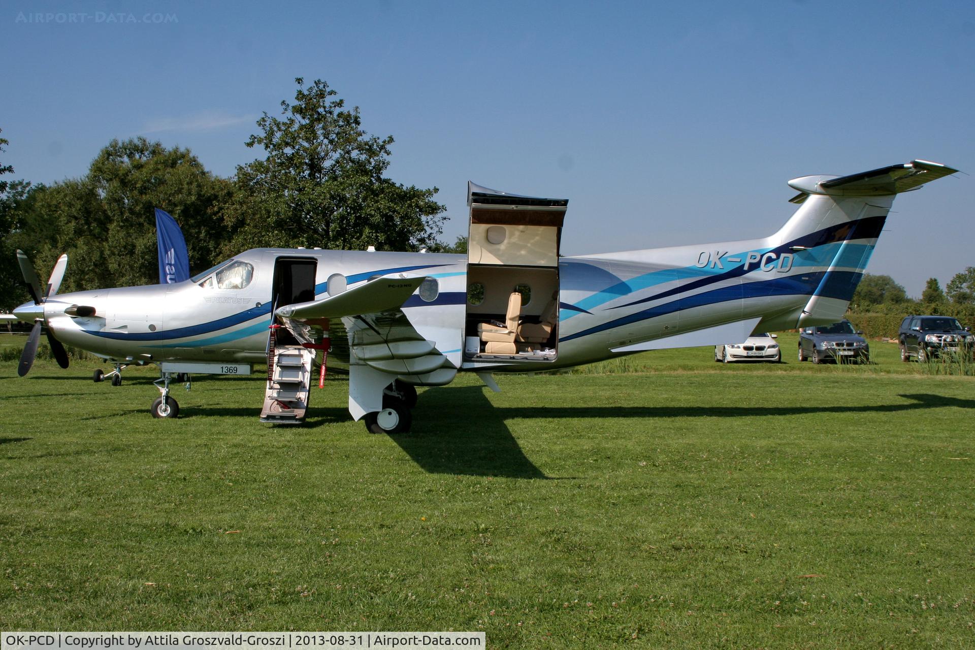 OK-PCD, 2012 Pilatus PC-12/47E C/N 1369, II. Cirrus-Hertelendy Aviator's Weekend , Hertelendy Castle Airfield Hungary