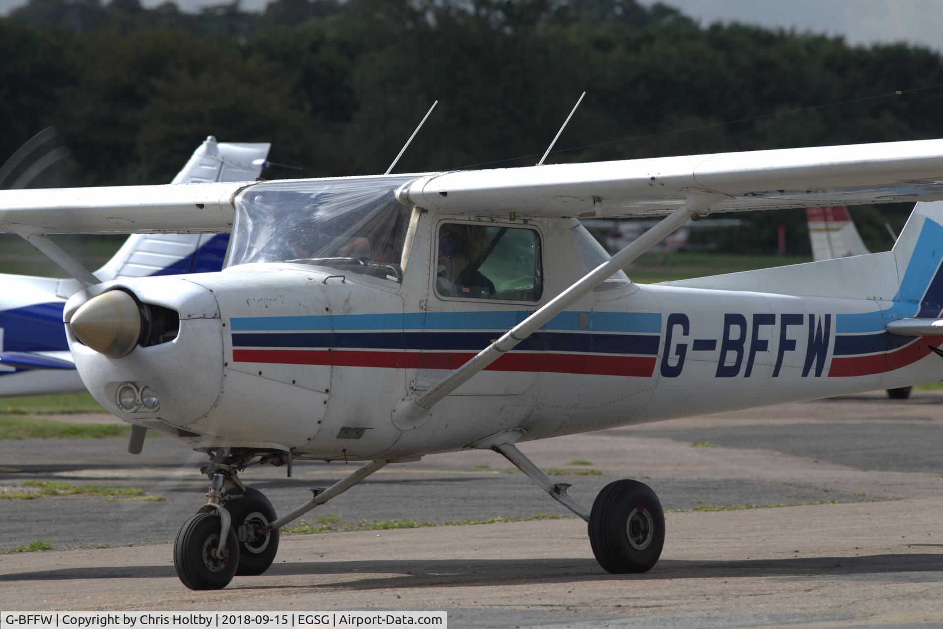 G-BFFW, 1977 Reims F152 C/N 1447, Owned by the Flying Club based at Stapleford Tawney.