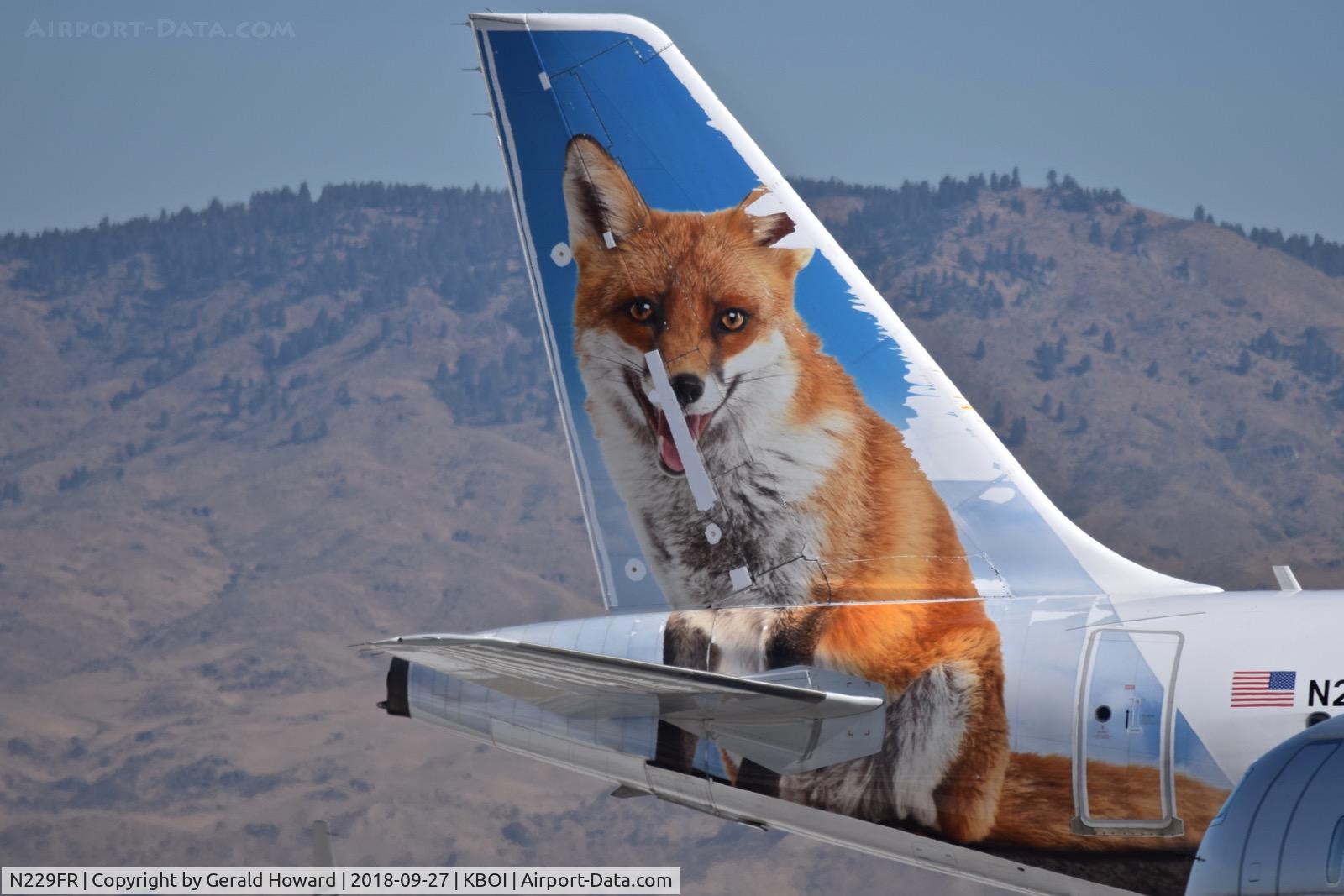 N229FR, 2013 Airbus A320-214 C/N 5581, Peachy The Fox.