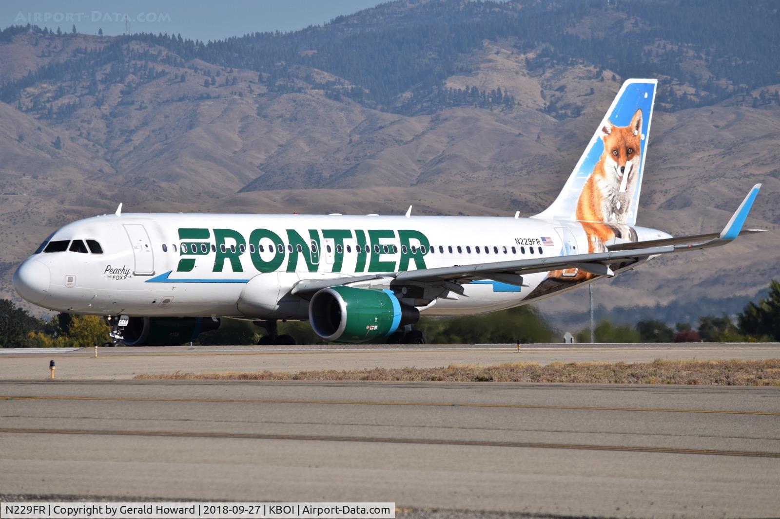 N229FR, 2013 Airbus A320-214 C/N 5581, Holding on Juliet for RWY 10R.