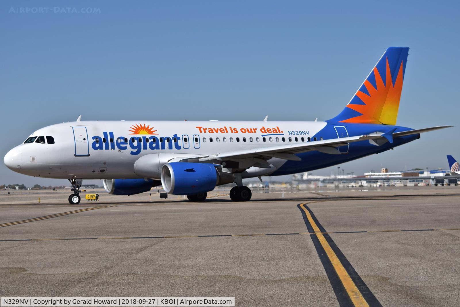 N329NV, 2006 Airbus A319-111 C/N 2876, Taxiing from the ramp for RWY 28L.