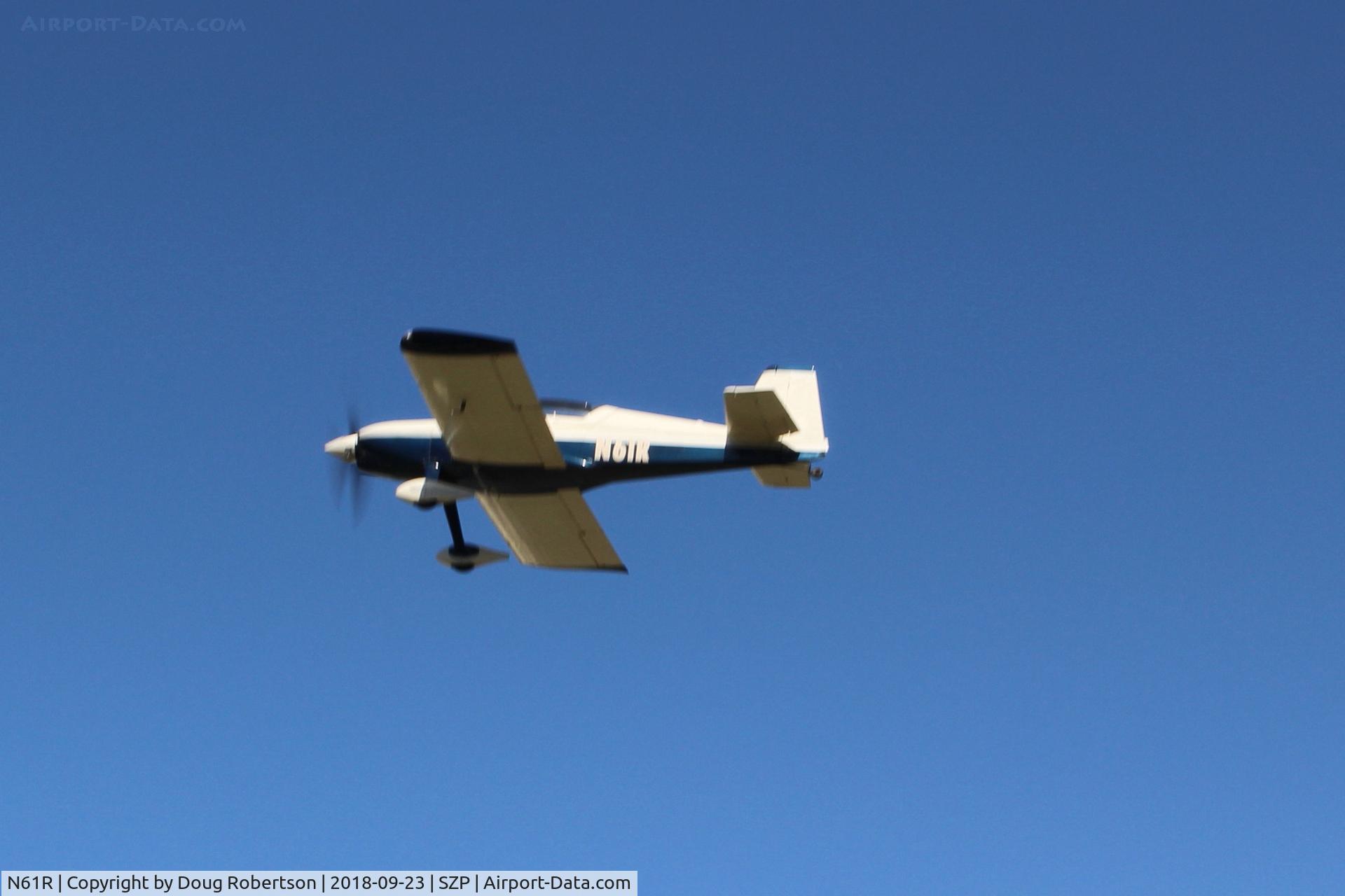 N61R, 2003 Team Rocket F1 Rocket C/N 70, 2003 Gray Team Rocket LP, TEAM ROCKET F1, Lycoming IO-540 260 Hp, takeoff fast climb Rwy 22, Experimental class