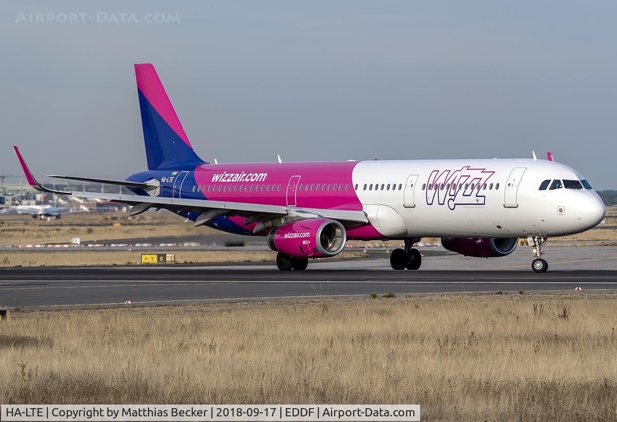HA-LTE, 2018 Airbus A321-231 C/N 8325, HA-LTE