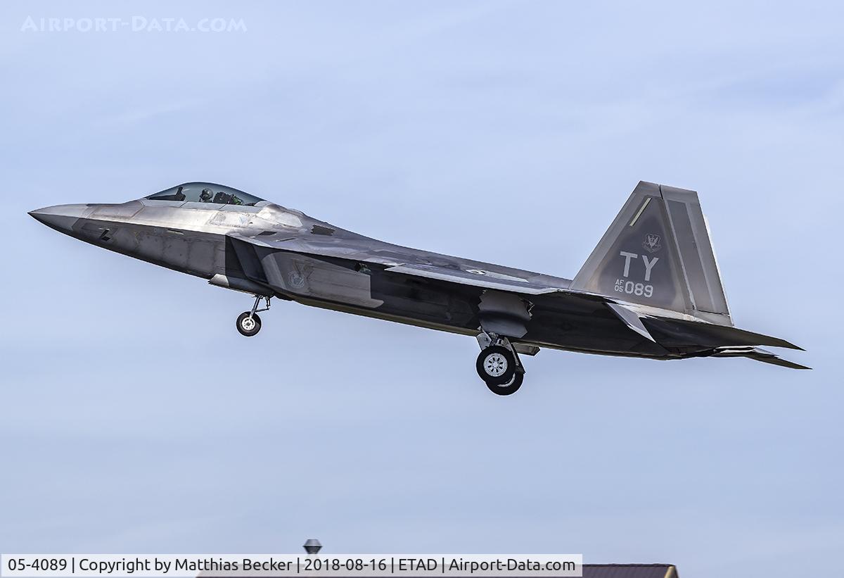05-4089, Lockheed Martin F-22A Raptor C/N 4089, 05-4089