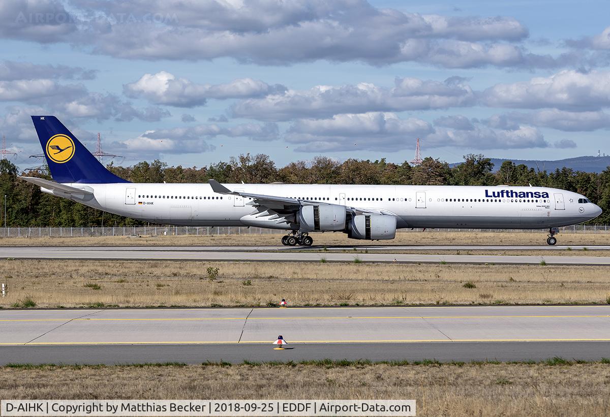 D-AIHK, 2004 Airbus A340-642 C/N 580, D-AIHK
