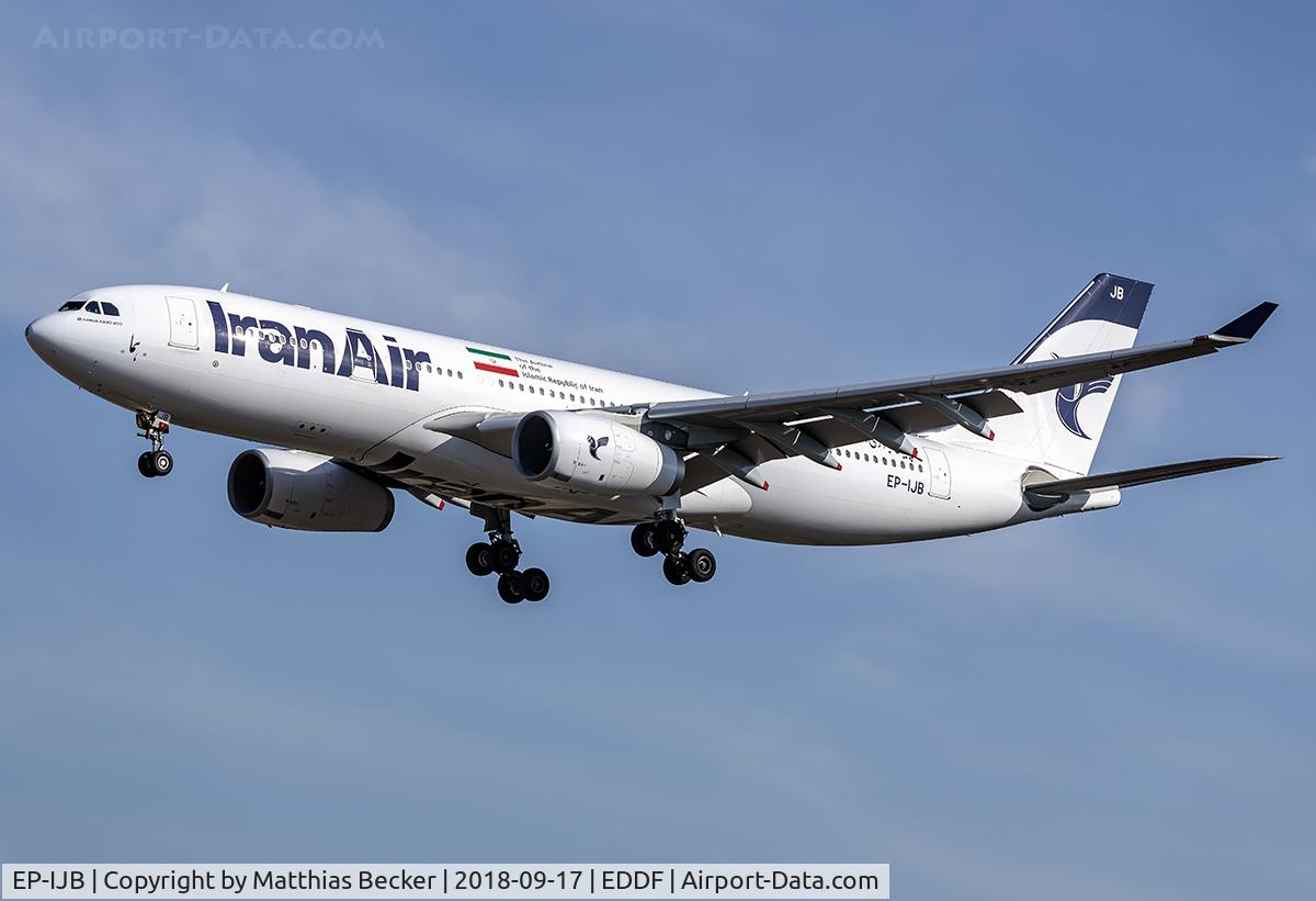 EP-IJB, 2015 Airbus A330-243 C/N 1586, EP-IJB