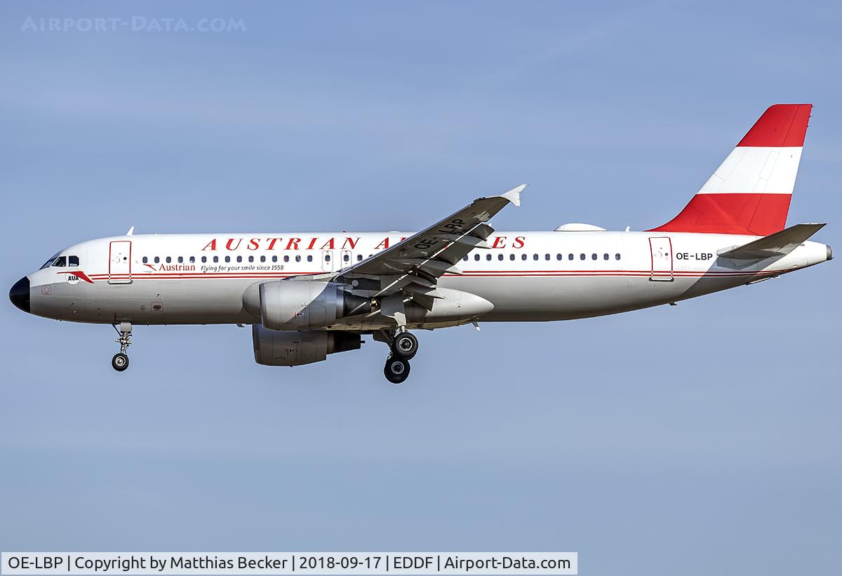 OE-LBP, 1998 Airbus A320-214 C/N 797, OE-LBP