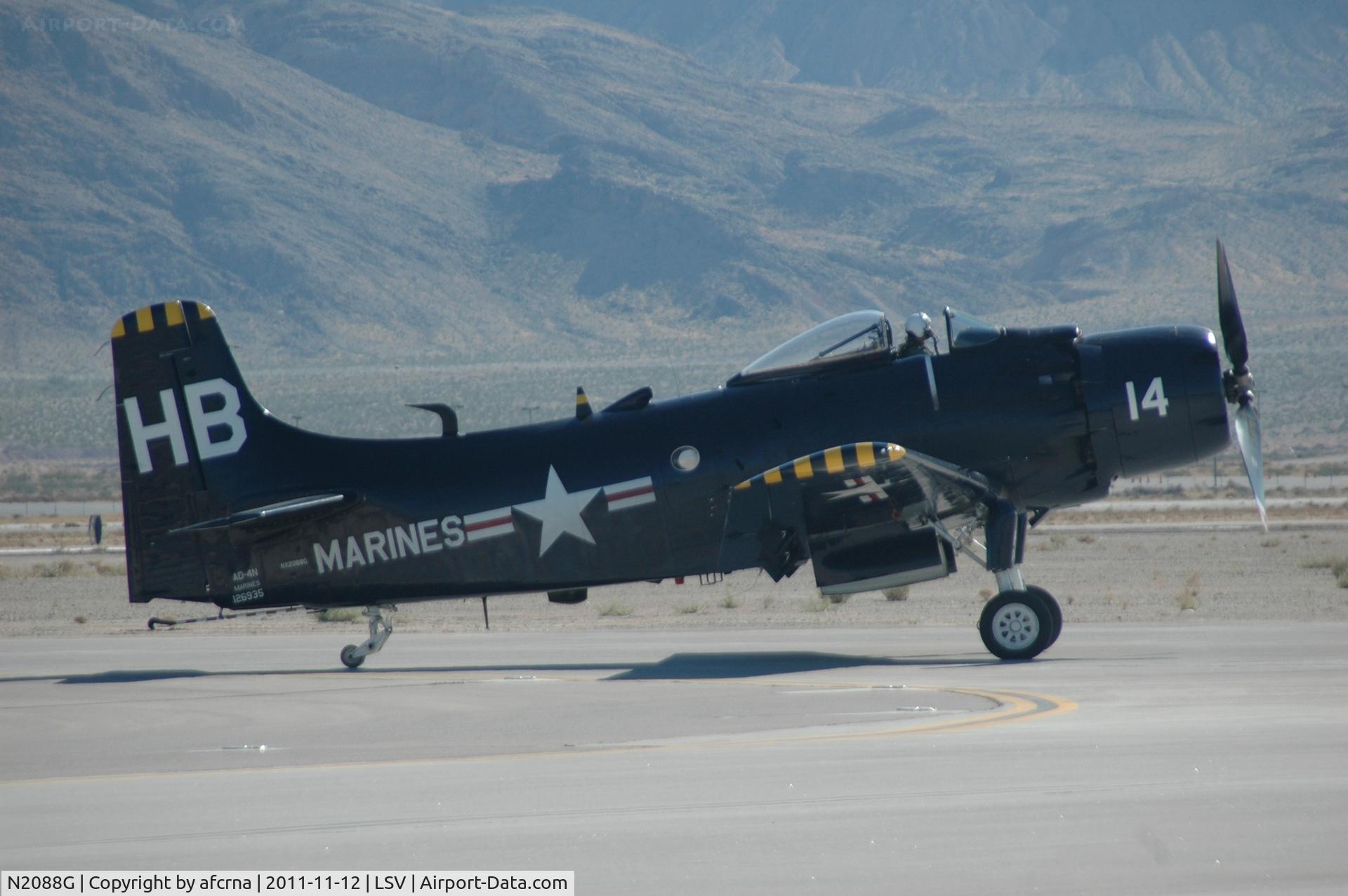 N2088G, 1952 Douglas AD-4N Skyraider C/N 7735, AVIATION NATION 2005