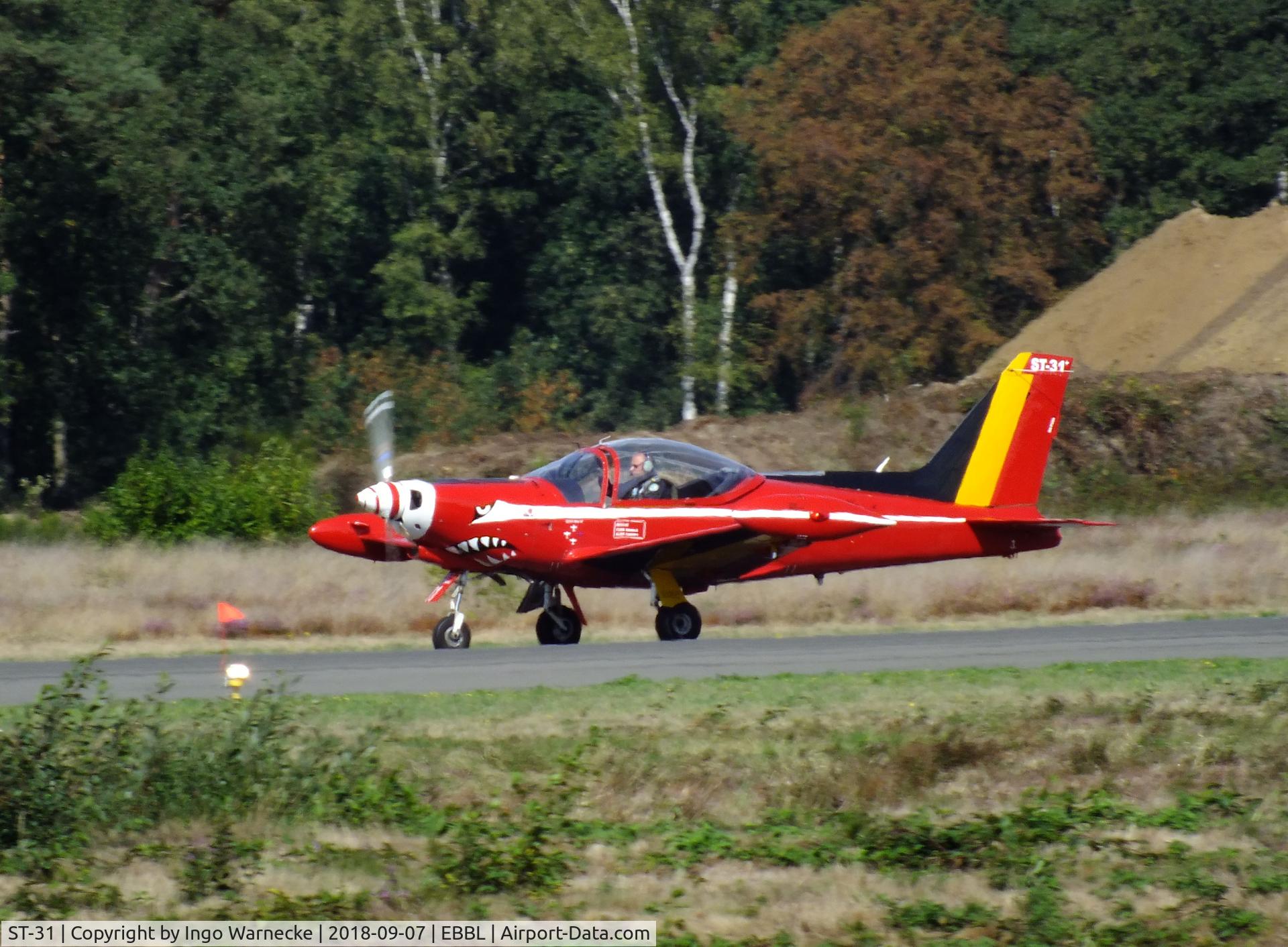 ST-31, SIAI-Marchetti SF-260M C/N 10-31, SIAI-Marchetti SF.260M of the FAeB at the 2018 BAFD spotters day, Kleine Brogel airbase