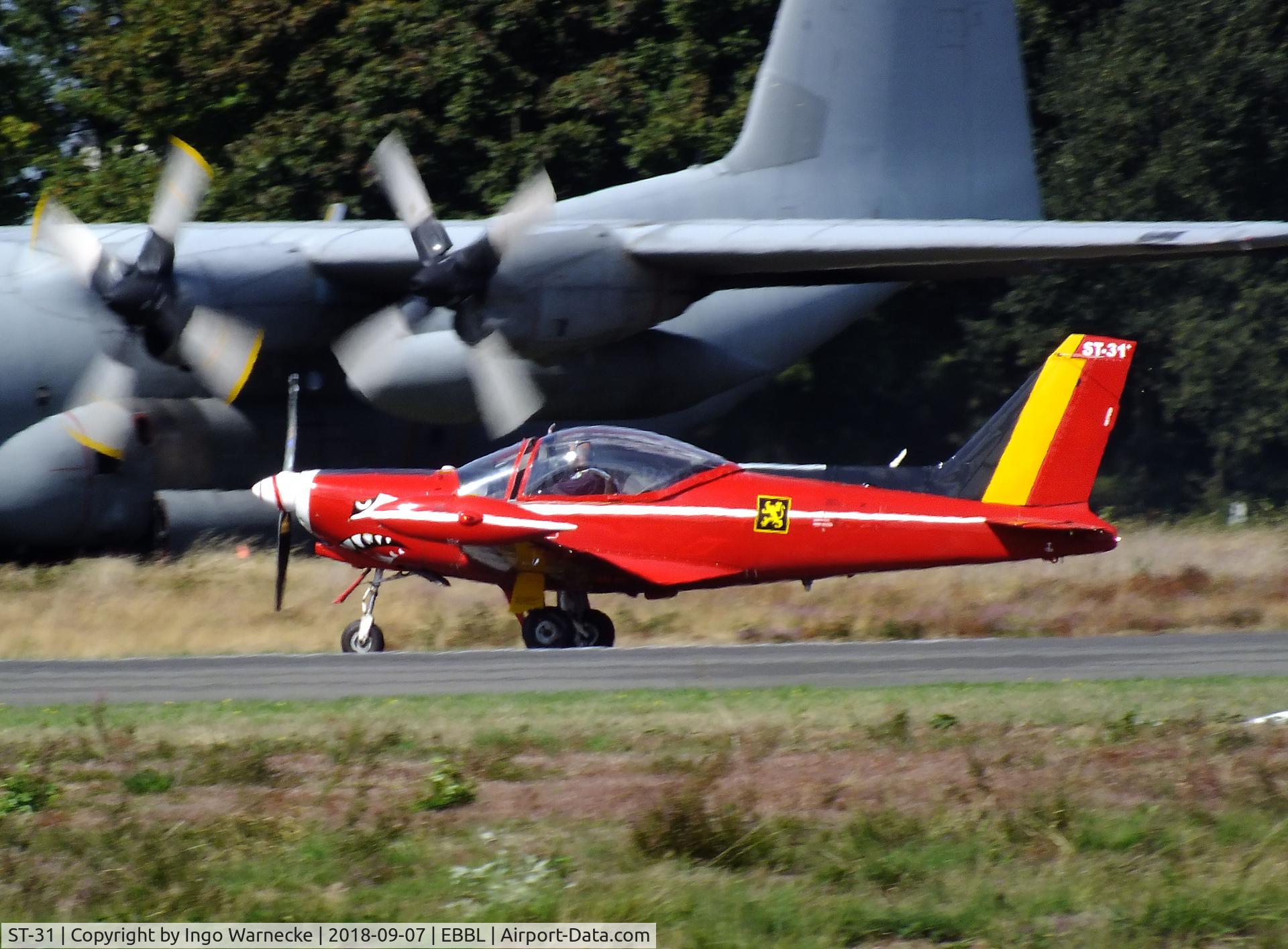 ST-31, SIAI-Marchetti SF-260M C/N 10-31, SIAI-Marchetti SF.260M of the FAeB at the 2018 BAFD spotters day, Kleine Brogel airbase