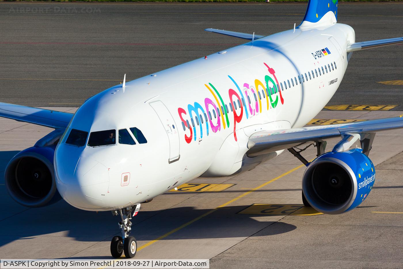 D-ASPK, 2002 Airbus A320-214 C/N 1860, D-ASPK @ Linz Airport