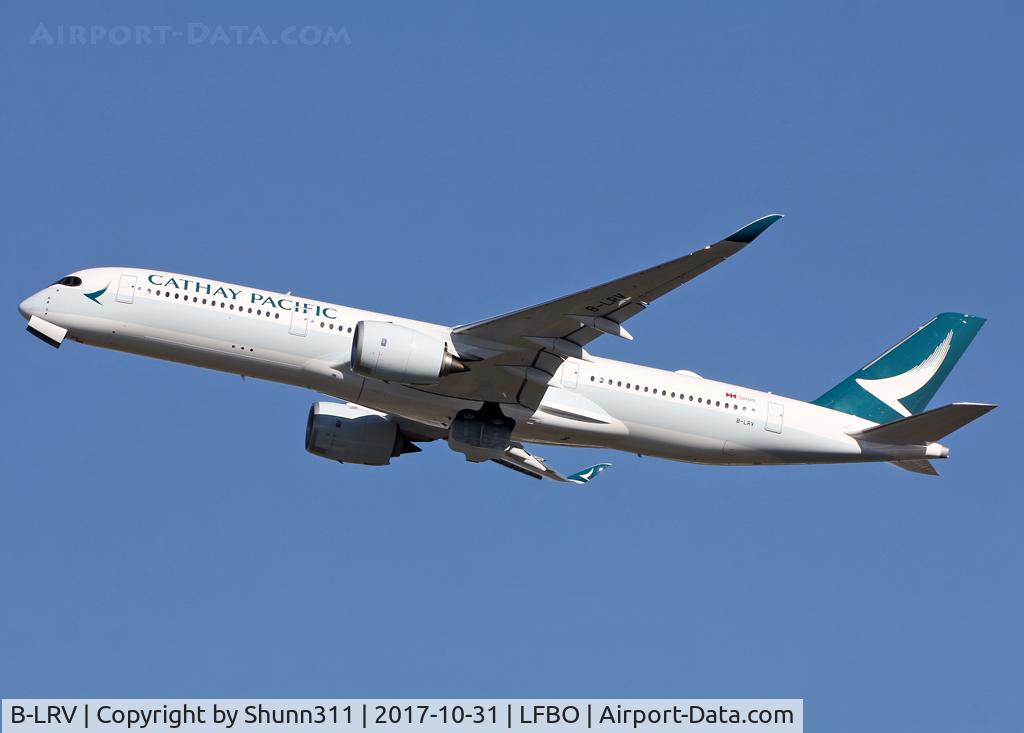 B-LRV, 2017 Airbus A350-941 C/N 154, Delivery day...