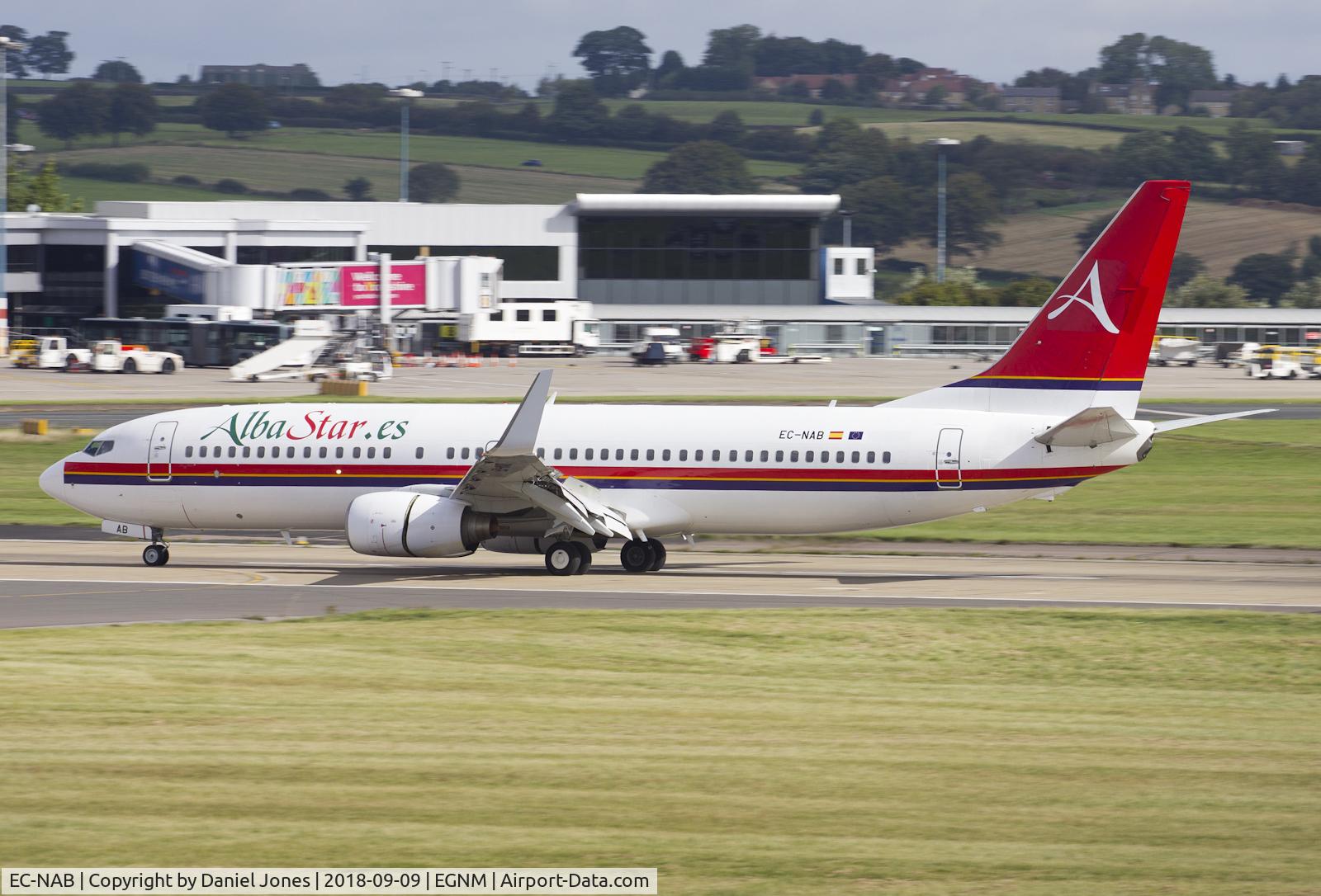 EC-NAB, 2000 Boeing 737-81Q C/N 29051, Hybrid livery on this new addition to Albastar
