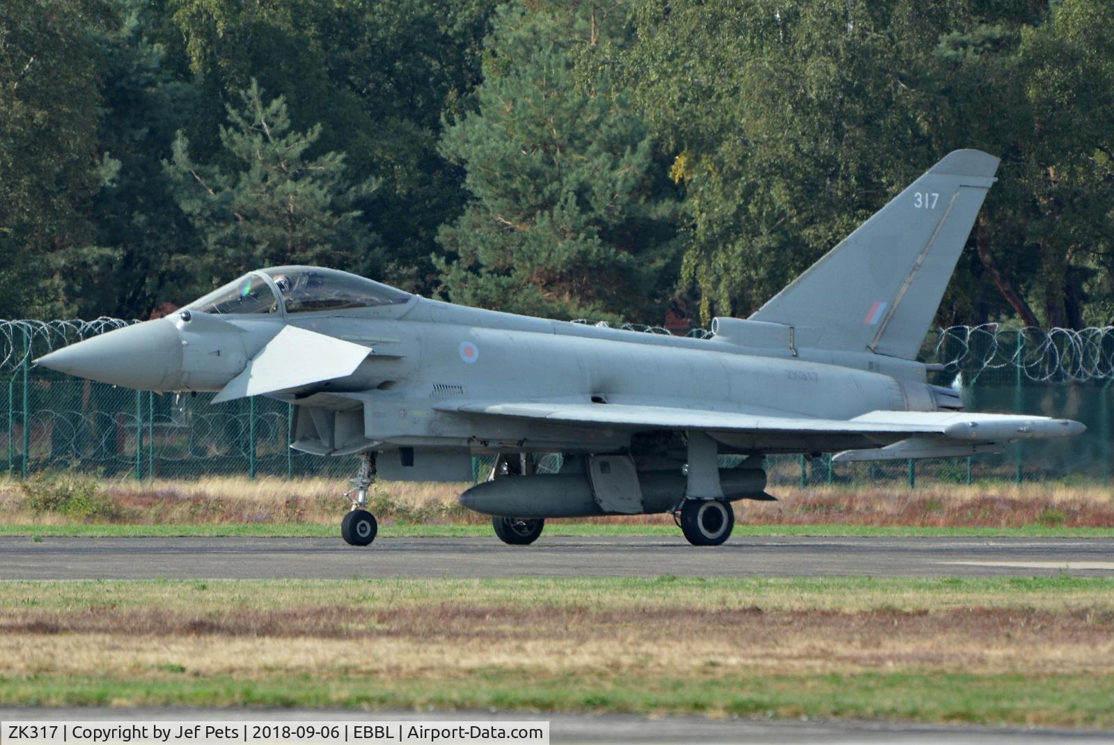 ZK317, Eurofighter EF-2000 Typhoon FGR4 C/N BS078, At Kleine Brogel.