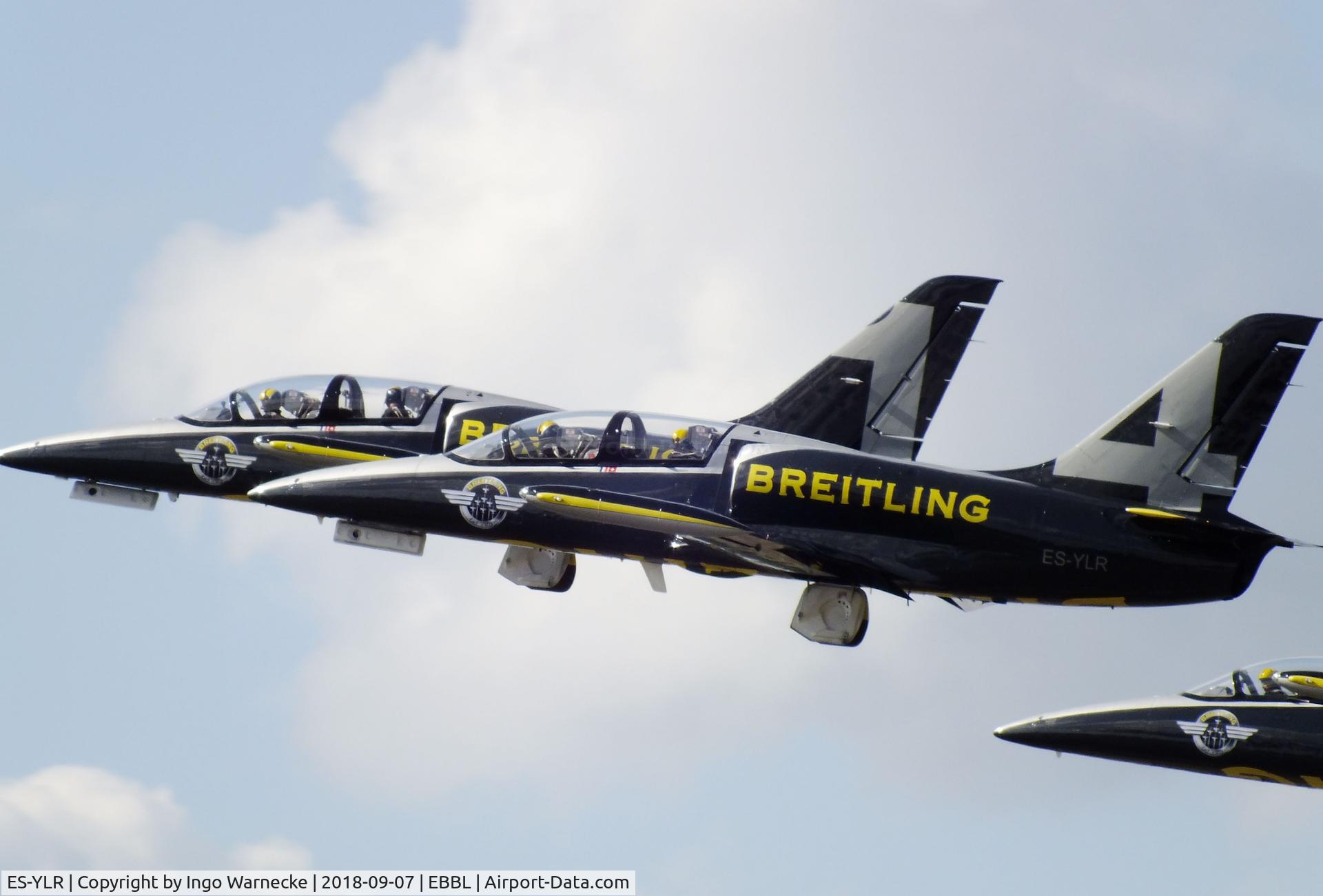 ES-YLR, Aero L-39 Albatros C/N 691880, Aero L-39 Albatros, No 4 of Breitling Jet Team at the 2018 BAFD spotters day, Kleine Brogel airbase