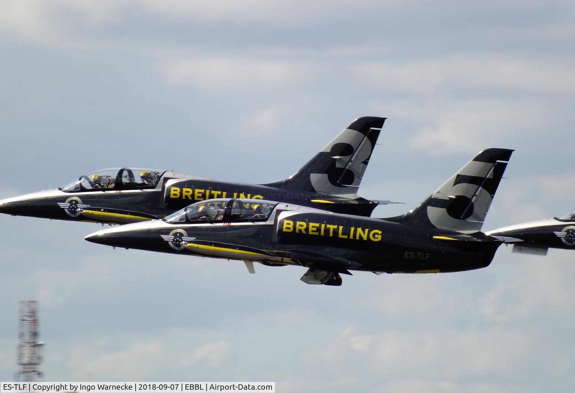 ES-TLF, Aero L-39C Albatros C/N 132114, Aero L-39C Albatros, No 5 of Breitling Jet Team at the 2018 BAFD spotters day, Kleine Brogel airbase