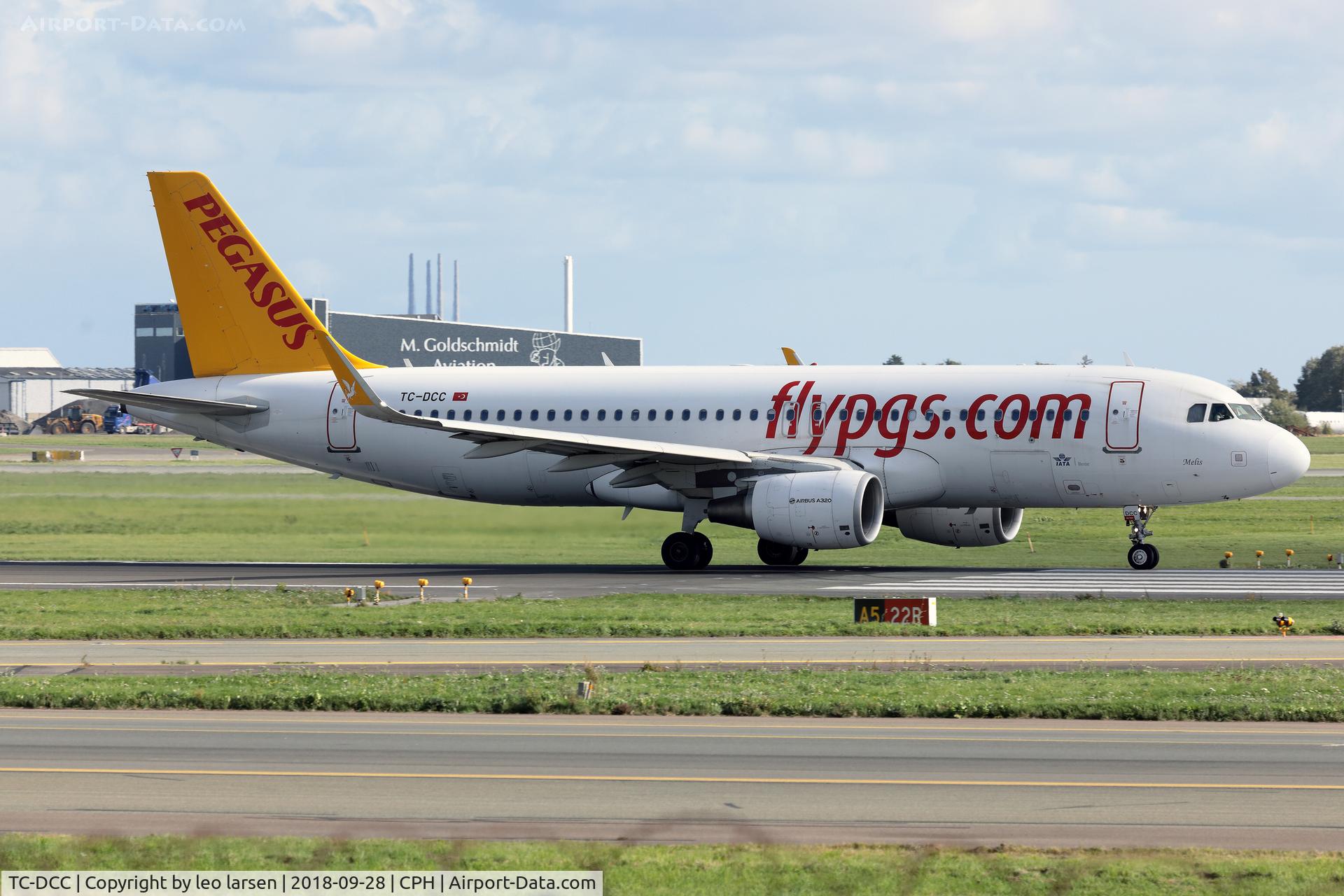 TC-DCC, 2014 Airbus A320-214 C/N 5950, Copenhagen 28.9.2018