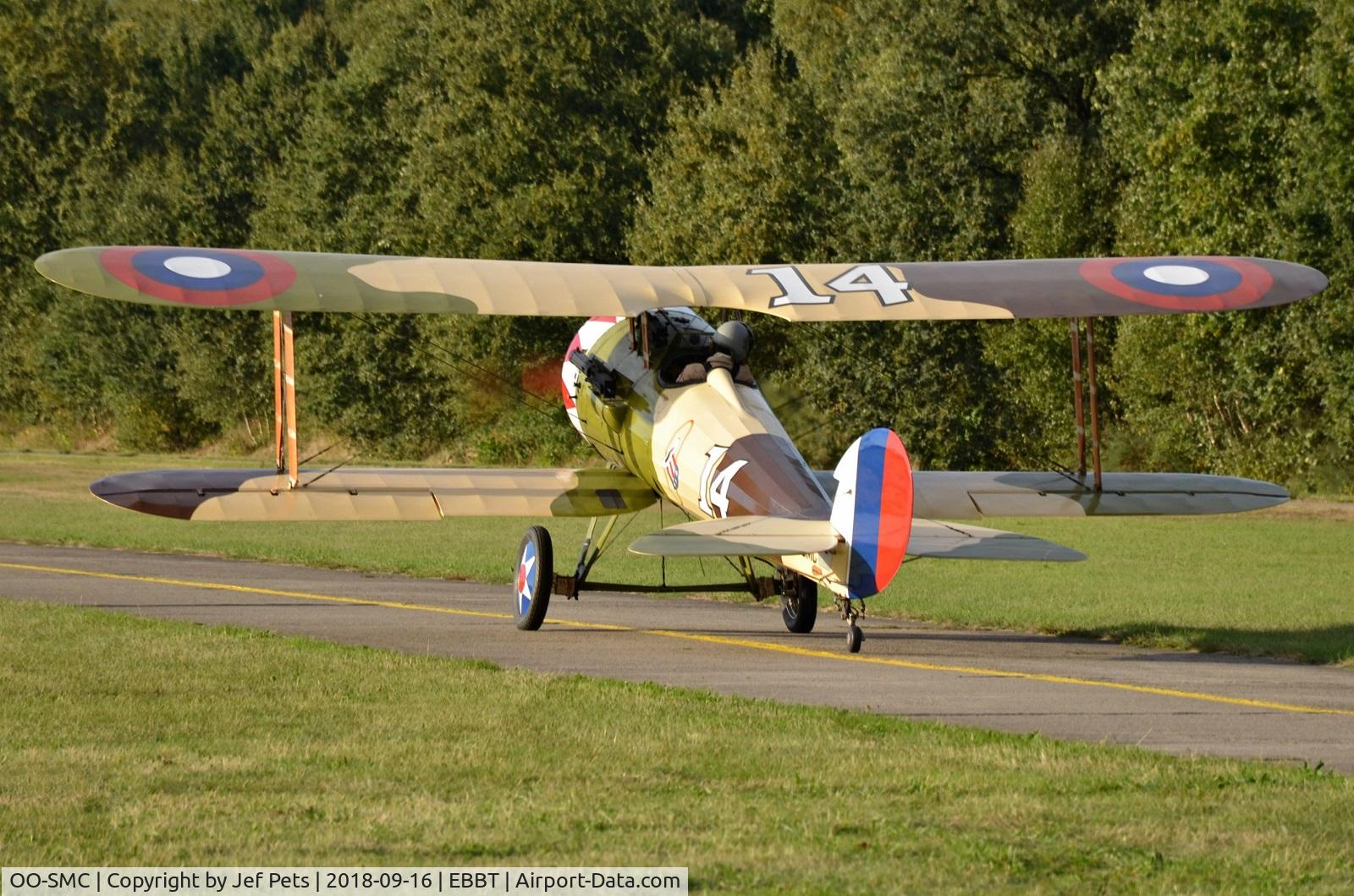 OO-SMC, Nieuport 28 C.1 Replica C/N 1192, Flying Festival at Brasschaat.