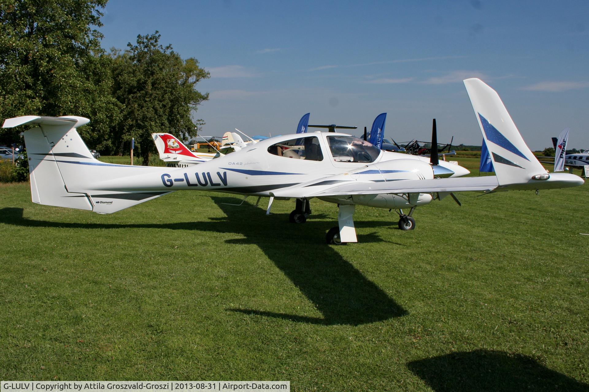 G-LULV, 2007 Diamond DA-42 Twin Star C/N 42.313, II. Cirrus-Hertelendy Aviator's Weekend , Hertelendy Castle Airfield Hungary