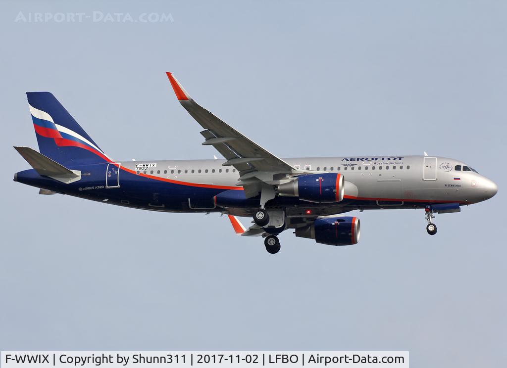 F-WWIX, 2017 Airbus A320-214 C/N 7932, C/n 7932 - To be VP-BTO