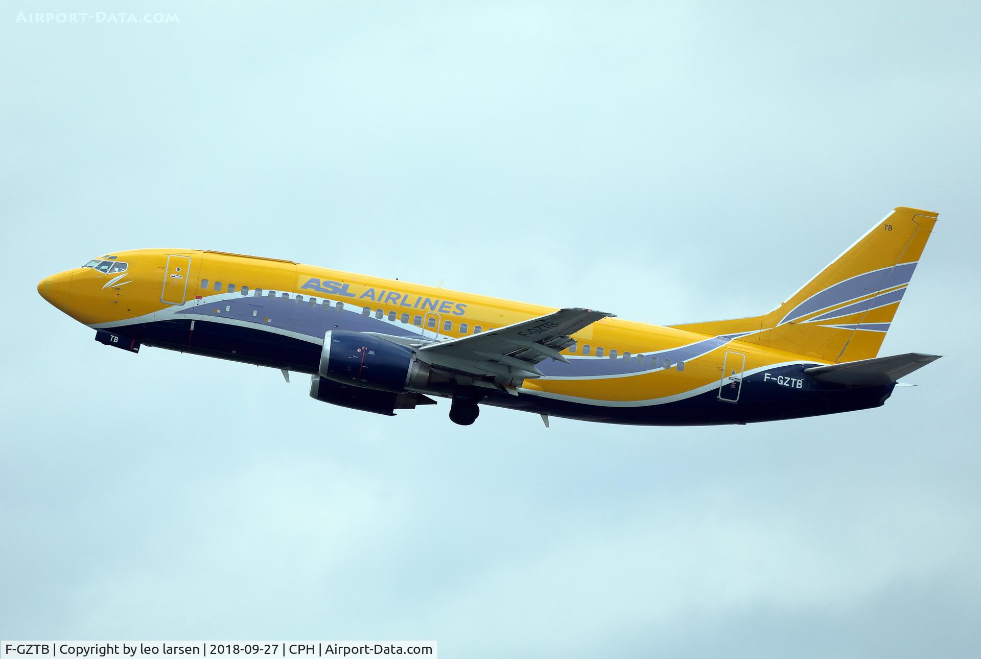 F-GZTB, 1999 Boeing 737-33V C/N 29336, Copenhagen 27.9.2018