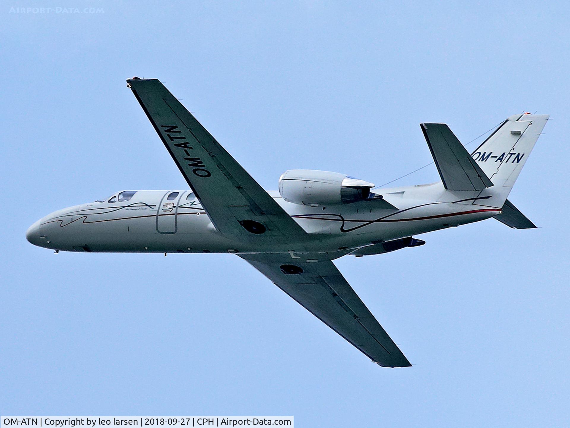 OM-ATN, 2002 Cessna 550 Citation Bravo C/N 550-1040, Copenhagen 27.9.2018