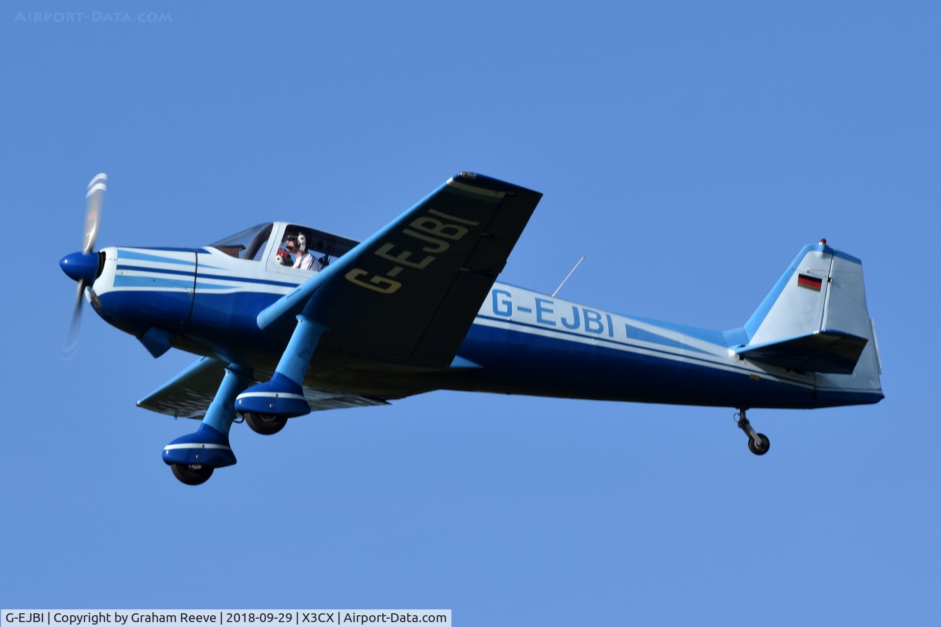 G-EJBI, 1961 Bolkow Bo-207 C/N 242, Departing from Northrepps.