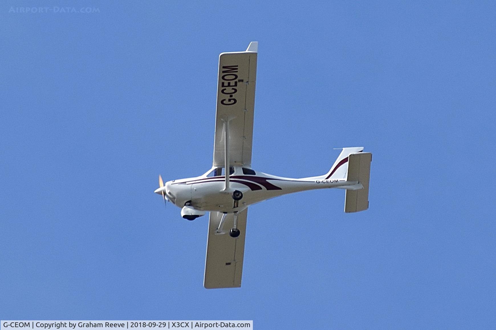 G-CEOM, 2007 Jabiru UL-450 C/N PFA 274A-14455, Over head at Northrepps.