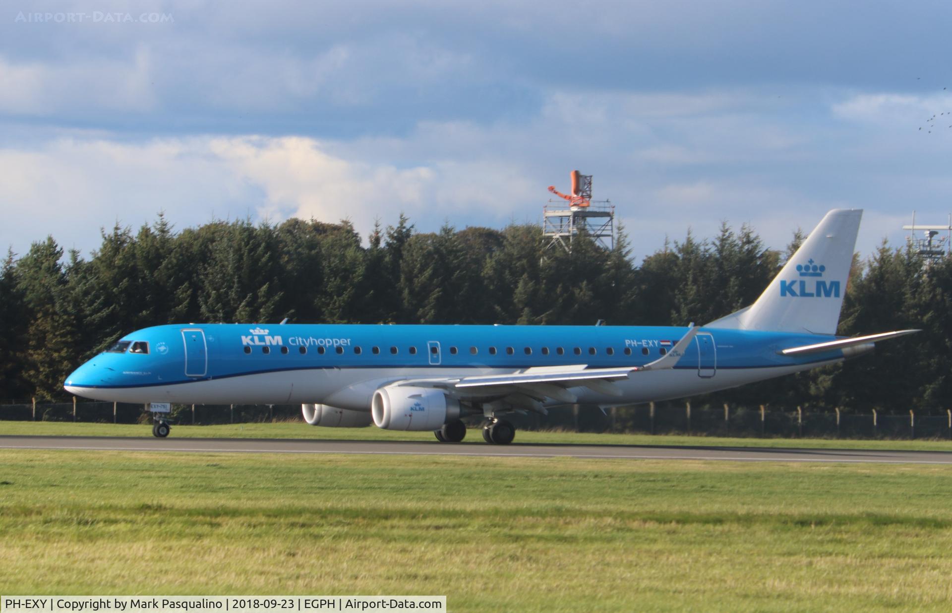PH-EXY, 2018 Embraer 190STD (ERJ-190-100STD) C/N 19000751, ERJ-190-100STD