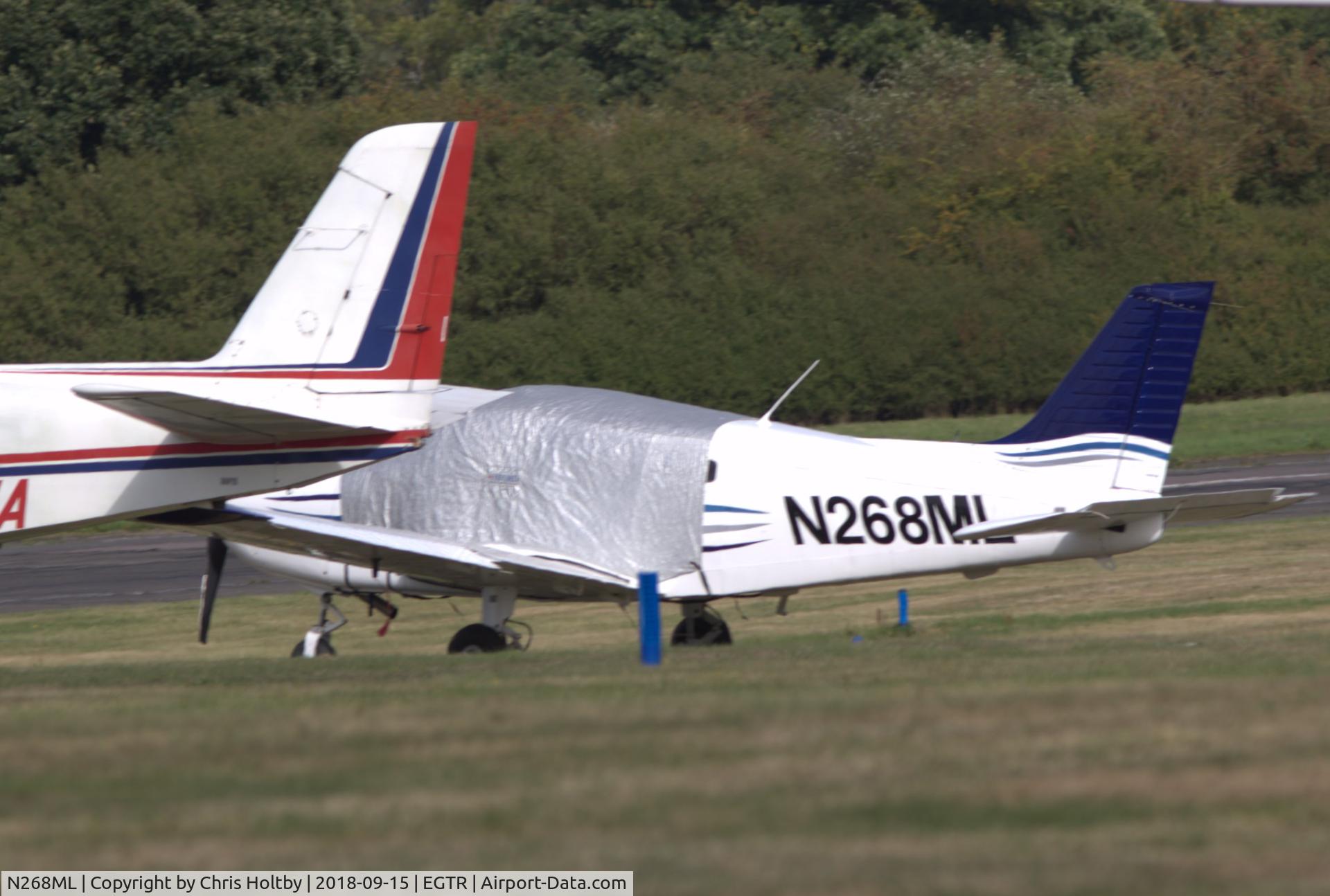 N268ML, 2000 Piper PA-28-161 Cherokee Warrior III C/N 2842068, Parked at Elstree