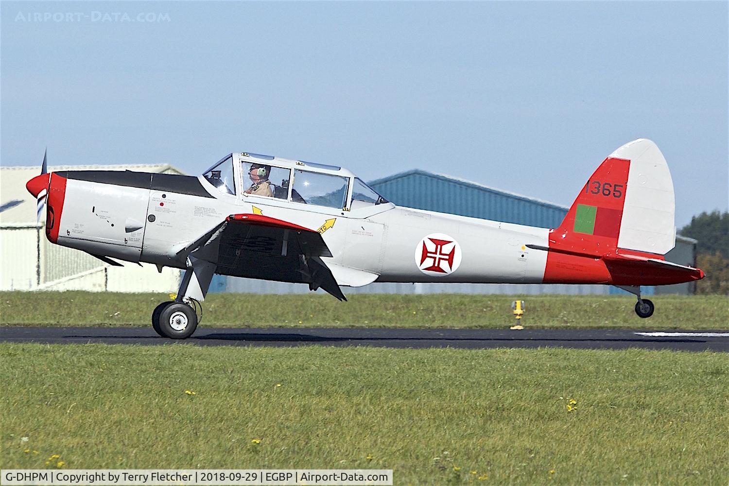 G-DHPM, 1959 OGMA DHC-1 Chipmunk T.20 C/N OGMA-55, At Day 1 of 2018 Cotswold Revival
