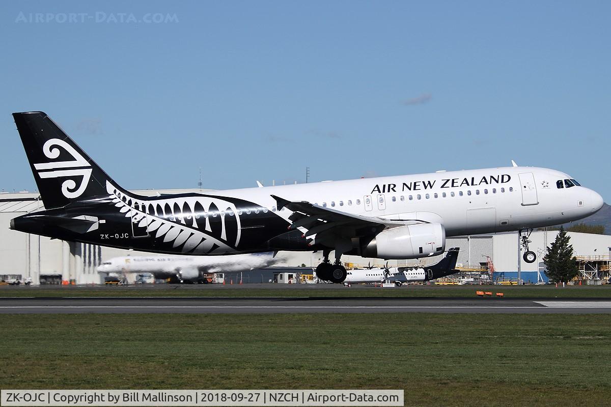 ZK-OJC, 2003 Airbus A320-232 C/N 2112, NZ884 from SYD