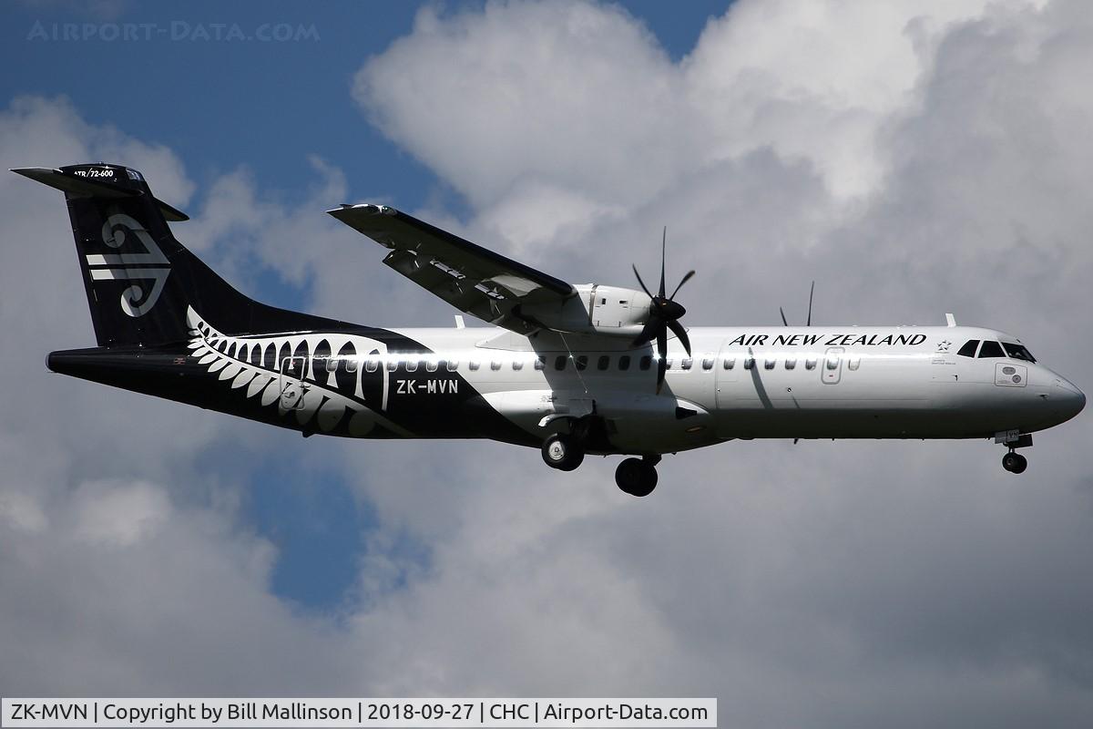ZK-MVN, 2016 ATR 72-600 C/N 1353, NZ5625 from HLZ