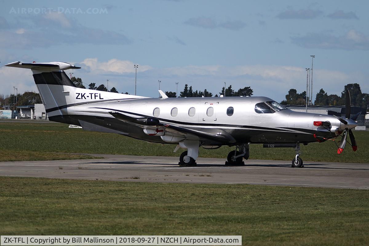 ZK-TFL, 2009 Pilatus PC-12/47E C/N 1122, PARKED UP