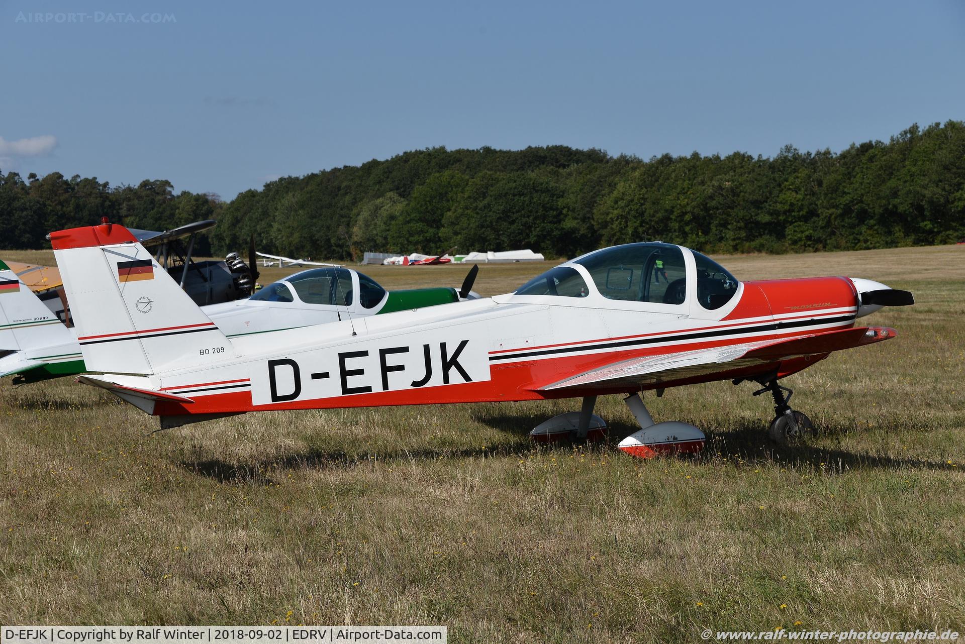 D-EFJK, 1971 Bolkow Bo-209 Monsun 160RV C/N 133, Boelkow BO-209 Monsun 160RV - Private - 133 - D-EFJK - 02.09.2018 - CGN