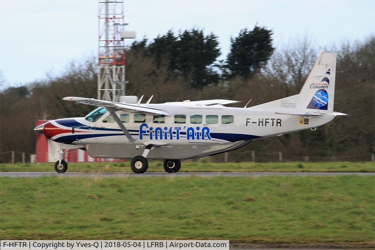 F-HFTR, 2008 Cessna 208B Grand Caravan C/N 208B-2041, Cessna 208B Grand Caravan, Take off run rwy 25L, Brest-Bretagne Airport (LFRB-BES)
