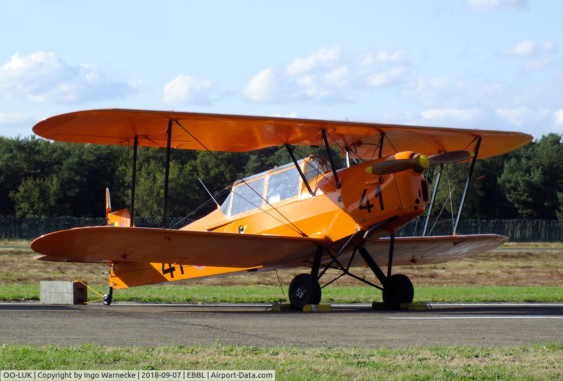 OO-LUK, Stampe-Vertongen SV-4B C/N 1183, Stampe-Vertongen SV-4B at the 2018 BAFD spotters day, Kleine Brogel airbase