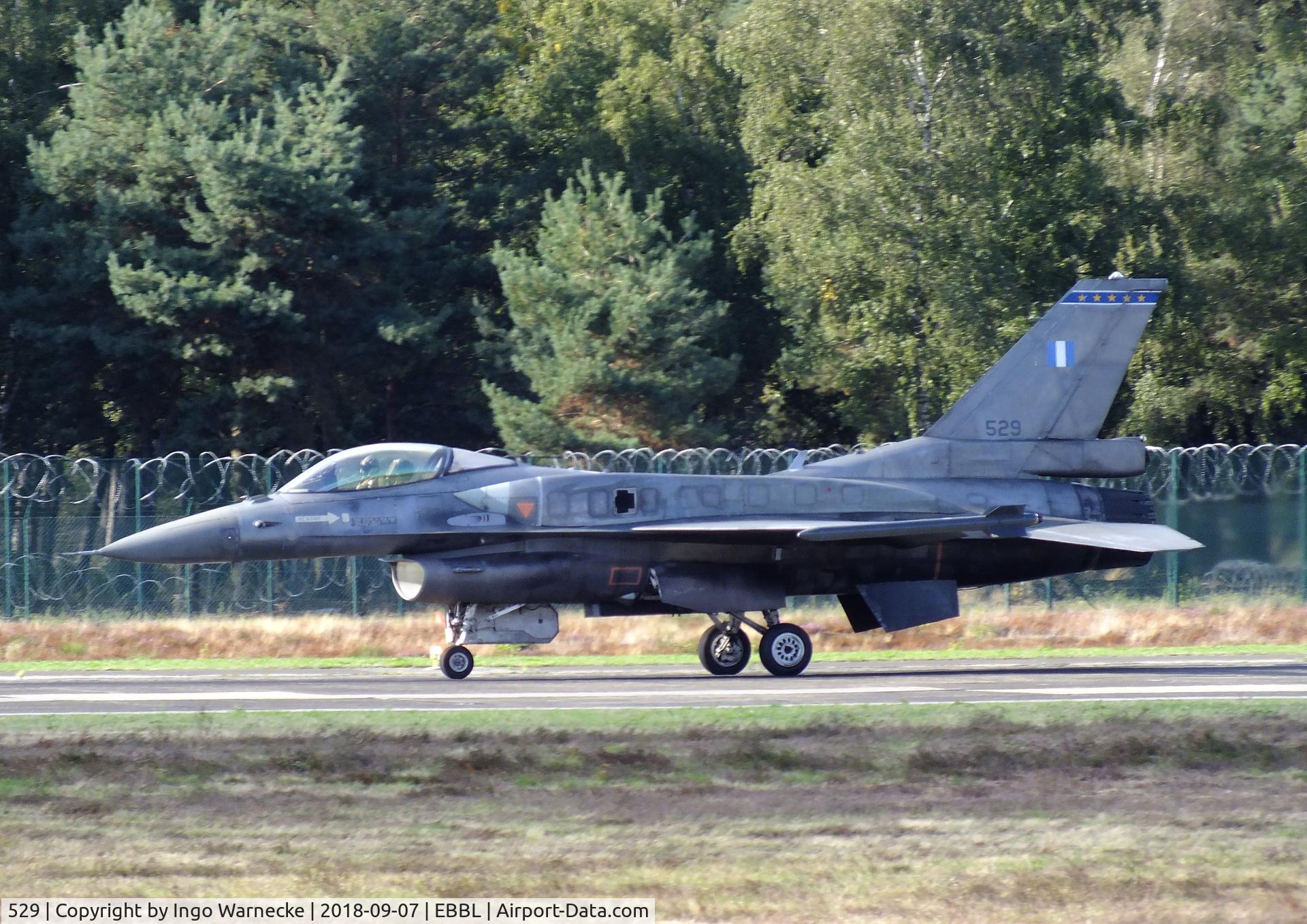 529, Lockheed Martin F-16C Fighting Falcon C/N XK-30, General Dynamics F-16C Block 52 Fighting Falcon of the Elliniki Aeroporia (Greek AF) at the 2018 BAFD spotters day, Kleine Brogel airbase