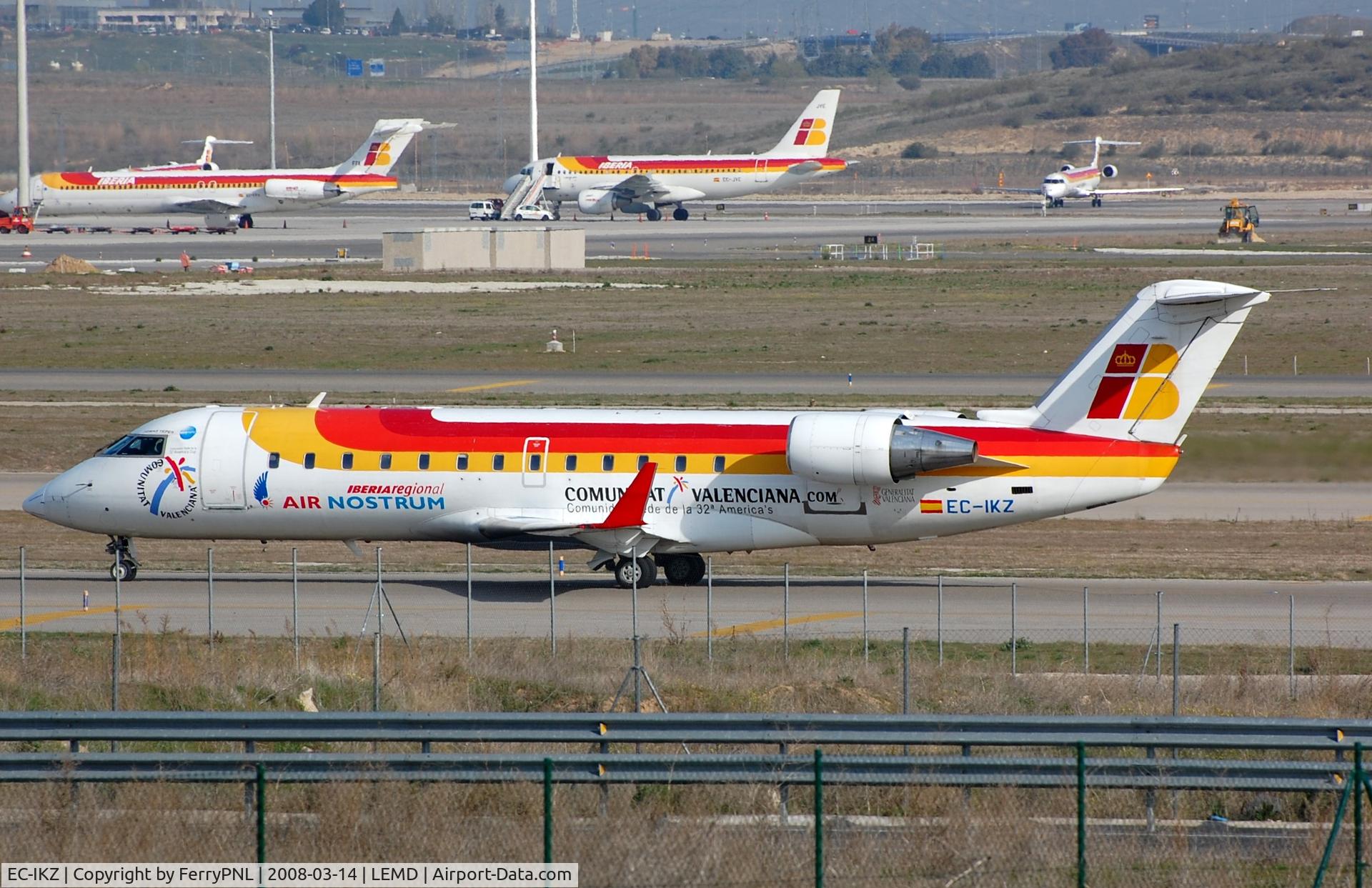 EC-IKZ, 2002 Bombardier CRJ-200ER (CL-600-2B19) C/N 7732, Air Nostrum/Iberia CL200