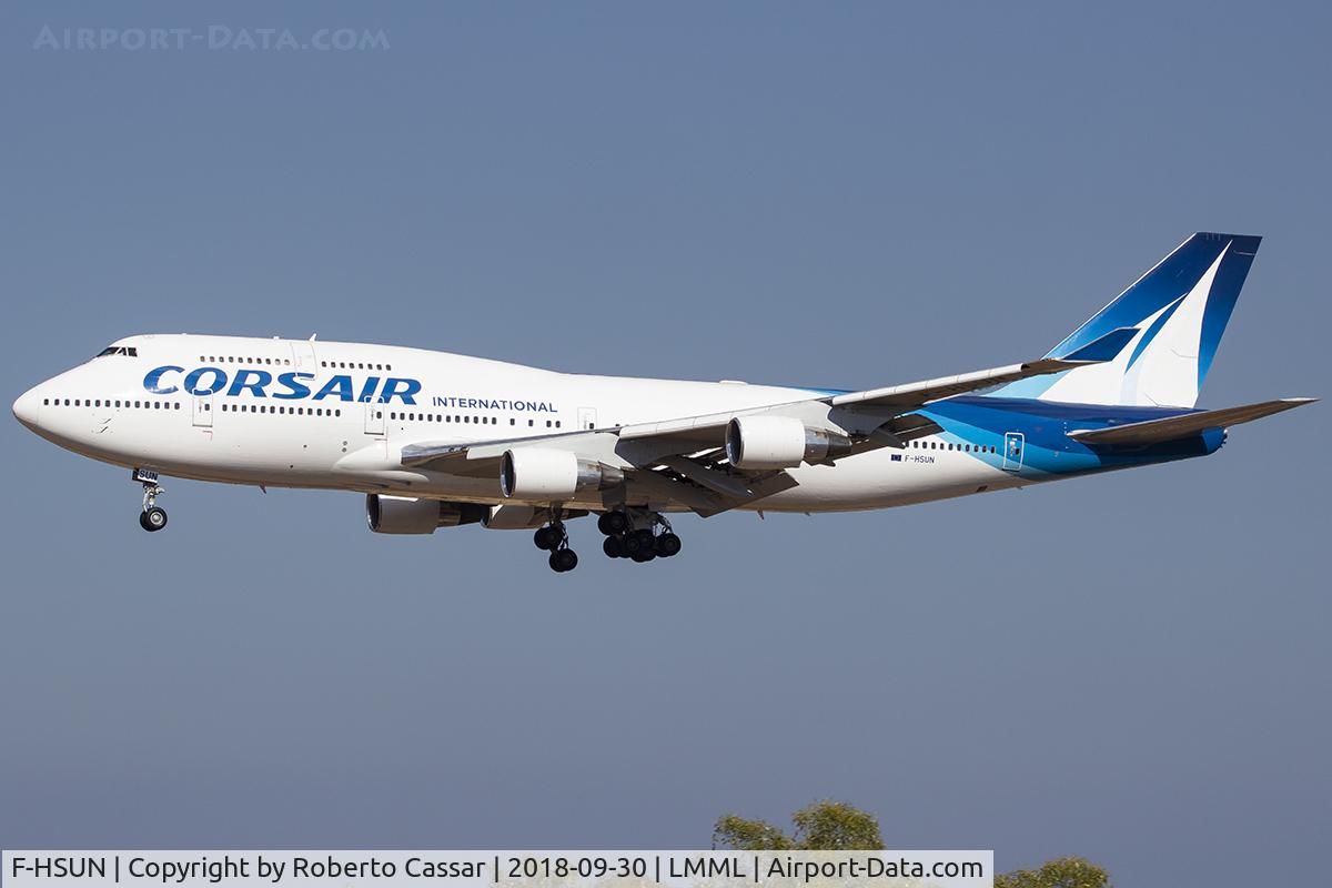 F-HSUN, 1993 Boeing 747-422 C/N 26880, Runway 31