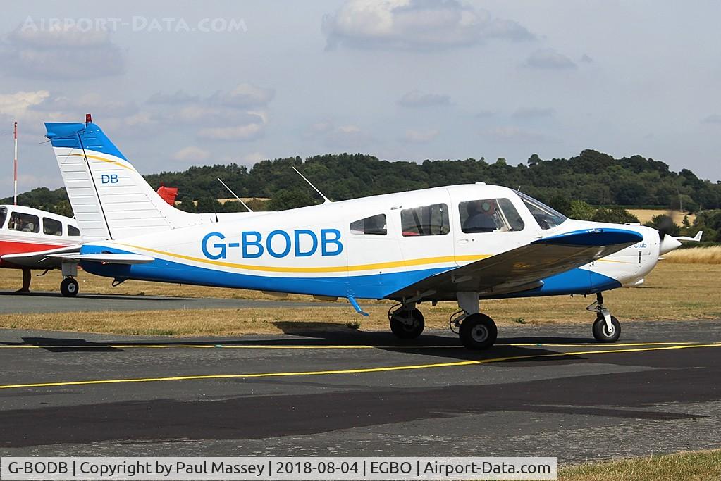 G-BODB, 1988 Piper PA-28-161 Cherokee Warrior II C/N 2816042, Operated by Sherburn Aero Club.