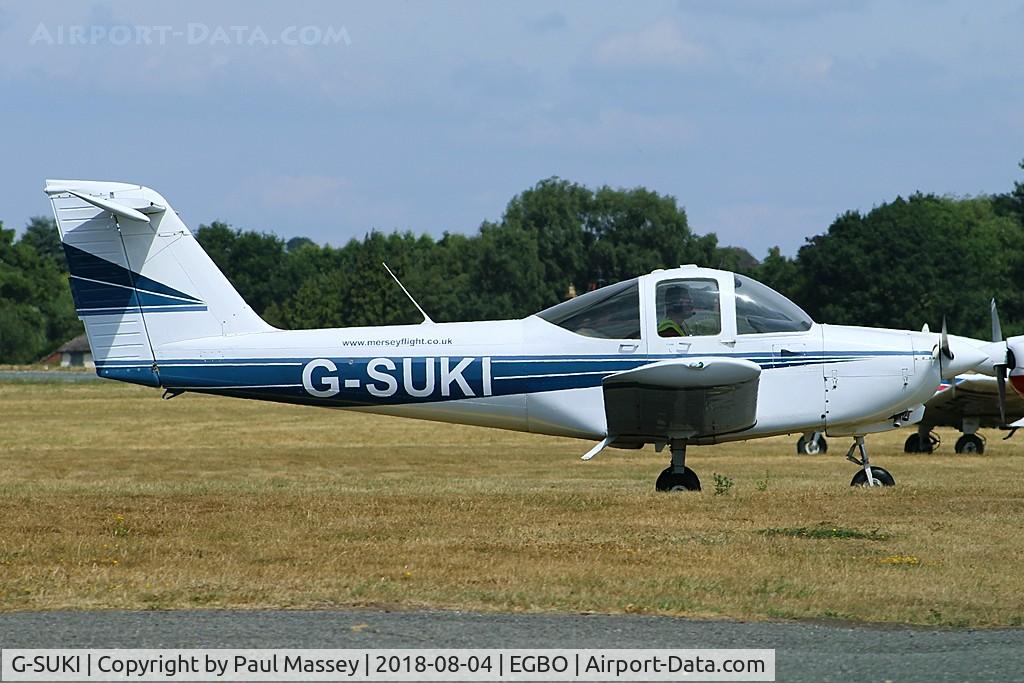 G-SUKI, 1978 Piper PA-38-112 Tomahawk Tomahawk C/N 38-79A0260, Operated by Merseyflight Ltd. Ex:-G-BPNV,N2313D.