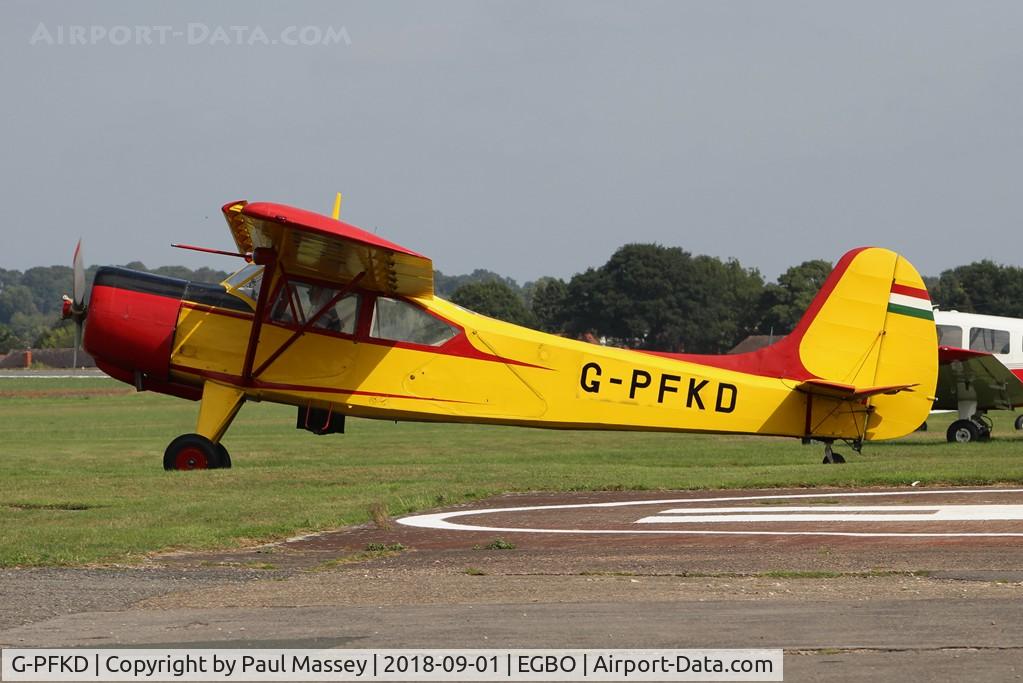 G-PFKD, 1960 Yakovlev Yak-12M C/N 210999, Visiting Aircraft. Ex:-HA-HUB.